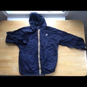 K-Way Packable Rain Jacket - Navy Blue